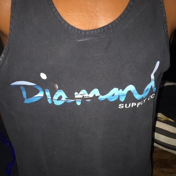 Diamond supply company black tank top size medium - Picture 4 of 10